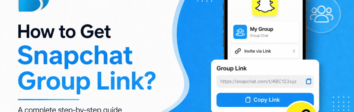 How to get snapchat group link?