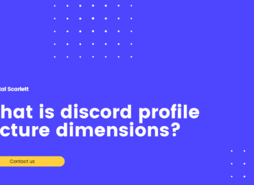 What is discord profile picture dimensions