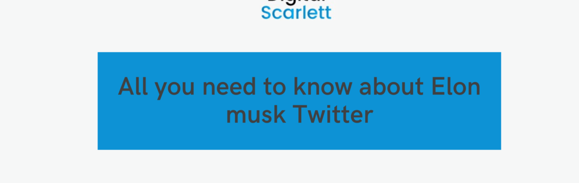 All you need to know about Elon musk Twitter