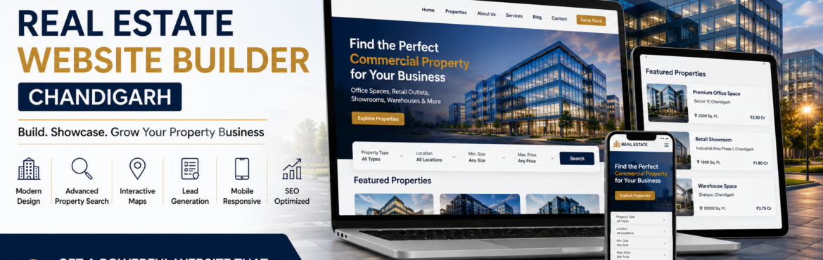 Commercial Real Estate Website Builder Chandigarh